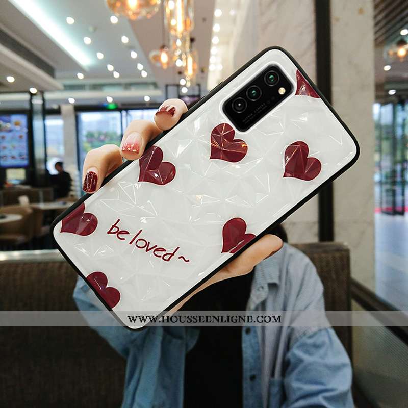 Coque Honor View30 Personnalité Créatif Tout Compris Verre Ultra Nouveau Tendance Rouge