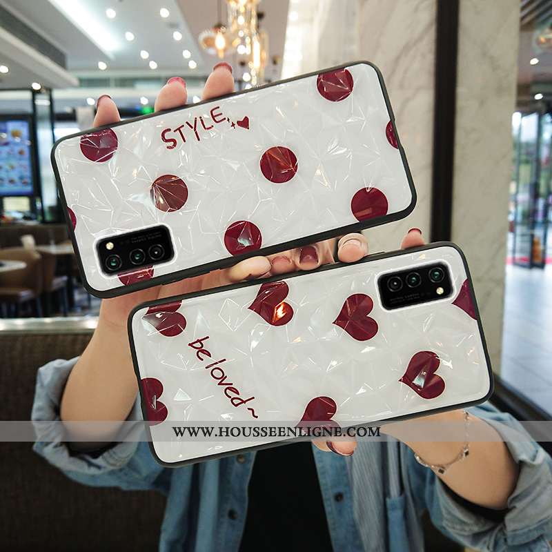 Coque Honor View30 Personnalité Créatif Tout Compris Verre Ultra Nouveau Tendance Rouge