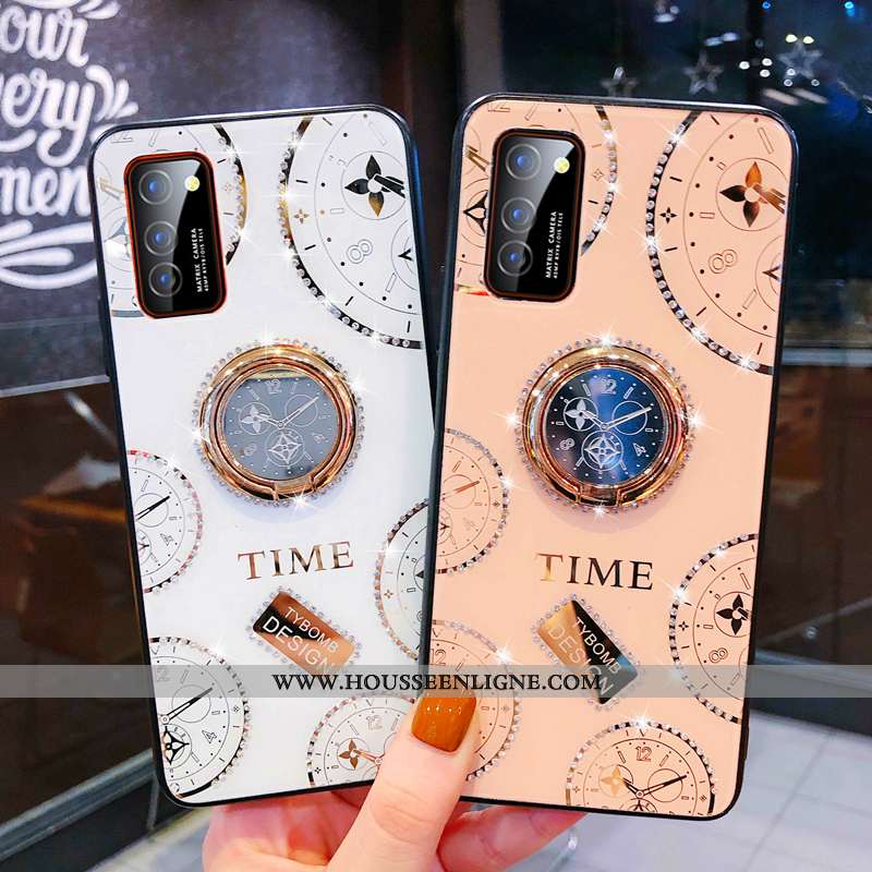 Coque Honor View30 Pro Luxe Ornements Suspendus Net Rouge Étui Silicone Nouveau Personnalité Rose