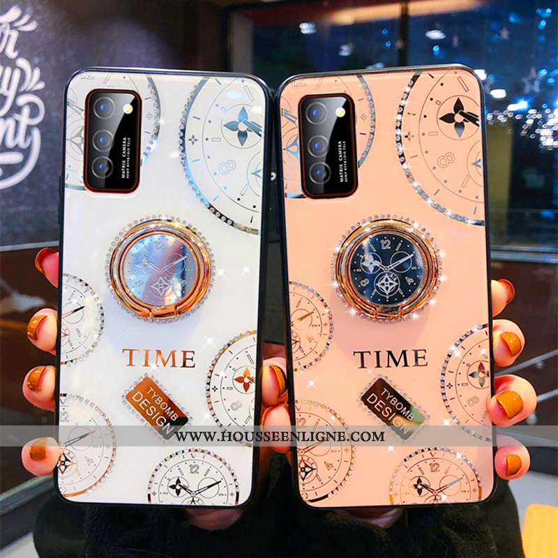 Coque Honor View30 Pro Luxe Ornements Suspendus Net Rouge Étui Silicone Nouveau Personnalité Rose