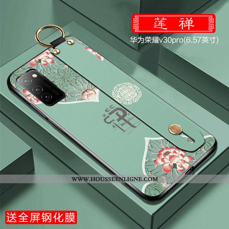 Coque Honor View30 Pro Légère Protection Ultra Tout Compris Étui Incassable Téléphone Portable Verte