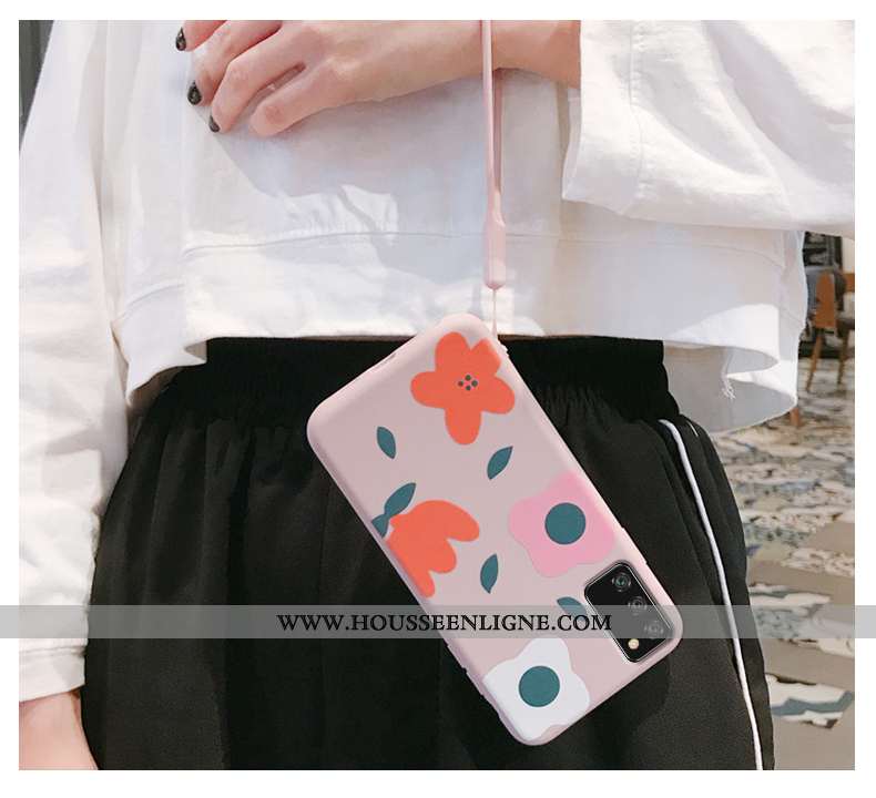 Coque Honor View30 Tendance Fluide Doux Étui Rose Incassable Tout Compris