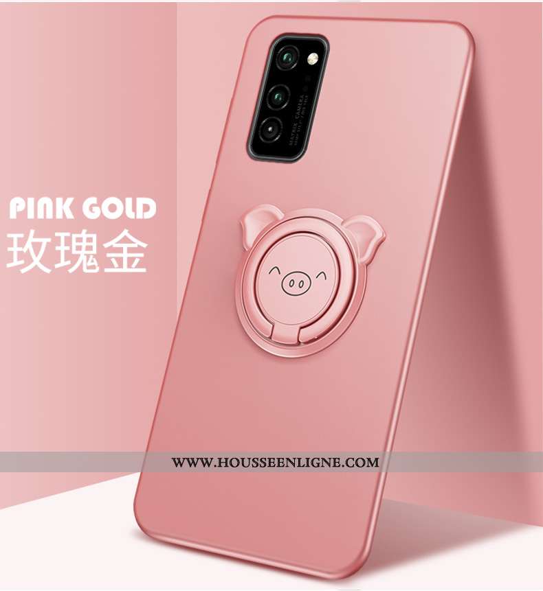 Coque Honor View30 Tendance Silicone Téléphone Portable Protection Tout Compris Mignonne Étui Rouge