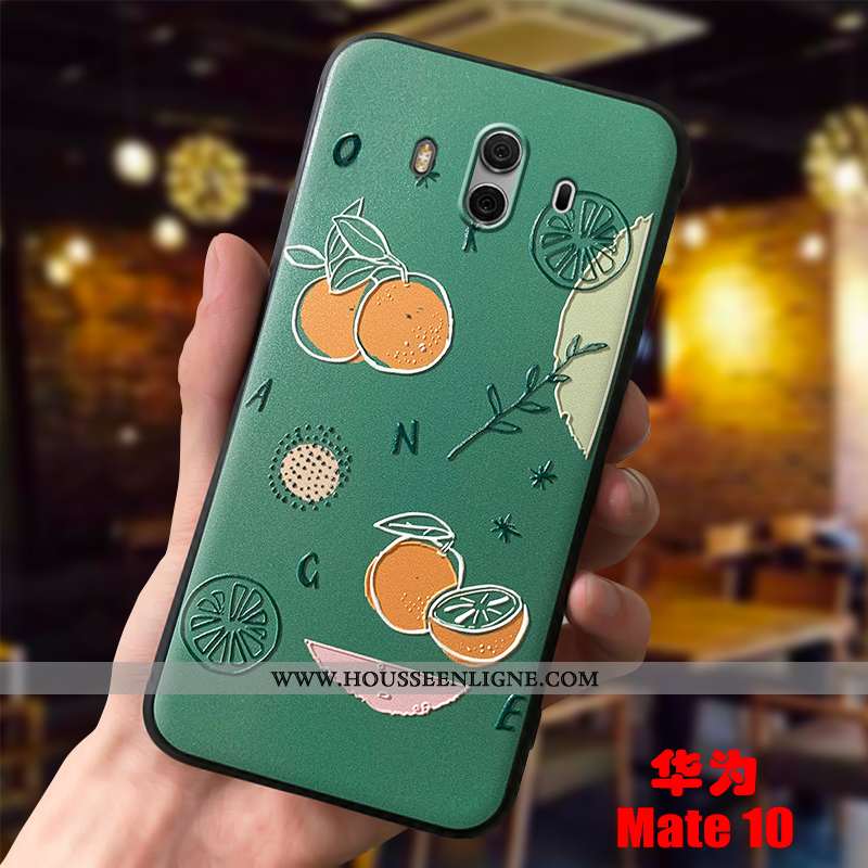 Coque Huawei Mate 10 Charmant Tendance Frais Légère Protection Personnalité Gaufrage Rose