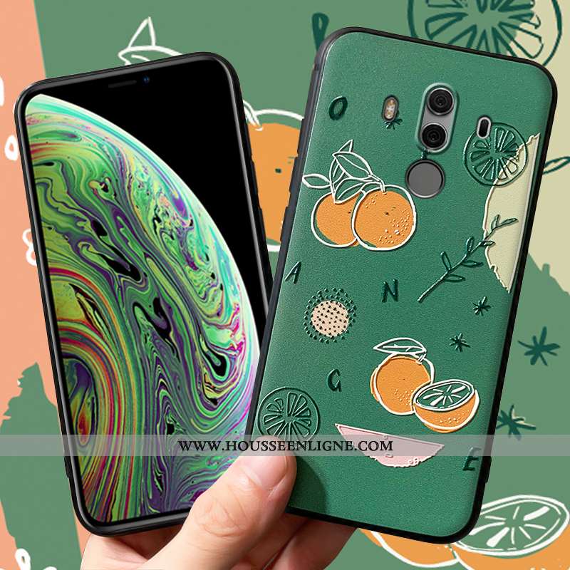 Coque Huawei Mate 10 Charmant Tendance Frais Légère Protection Personnalité Gaufrage Rose