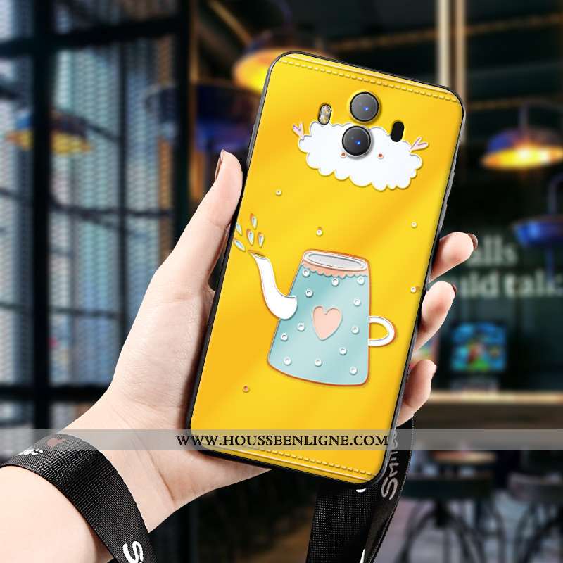 Coque Huawei Mate 10 Fluide Doux Protection Étui Créatif Europe Nouveau Personnalité Bleu Foncé
