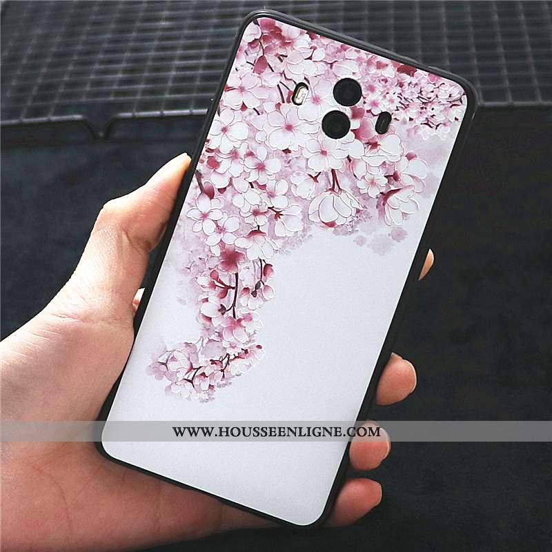 Coque Huawei Mate 10 Fluide Doux Silicone Vent Personnalité Délavé En Daim Tout Compris Incassable V