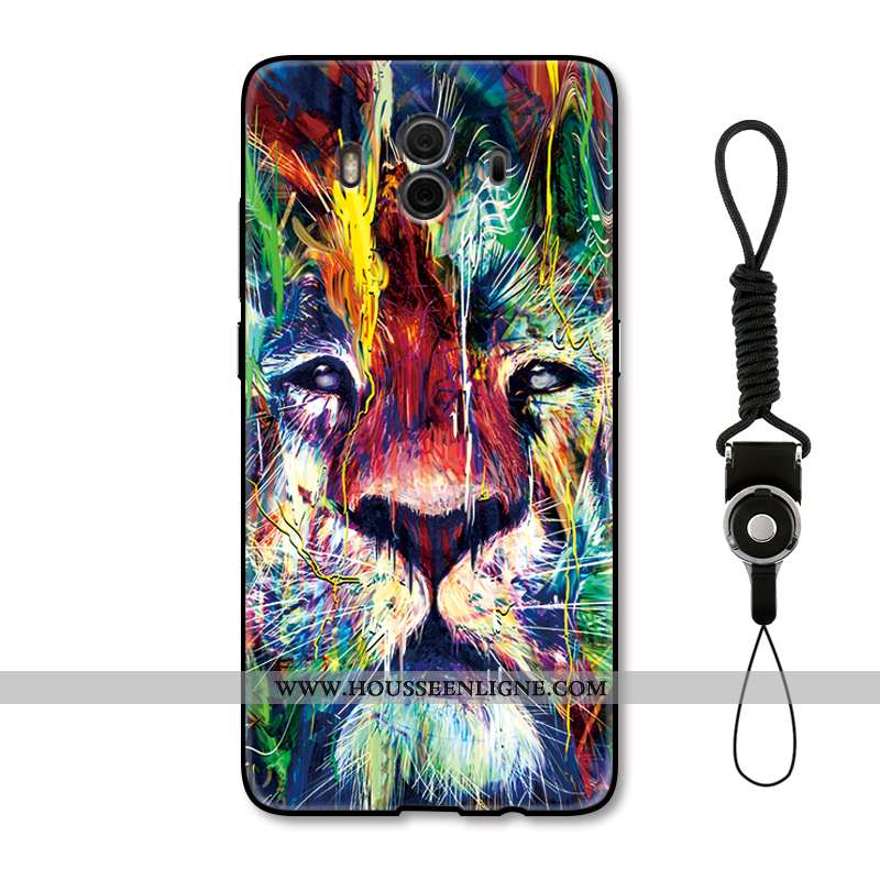 Coque Huawei Mate 10 Gaufrage Protection Incassable Coloré Multicolore Téléphone Portable