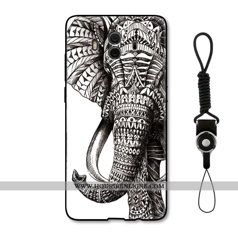 Coque Huawei Mate 10 Gaufrage Protection Incassable Coloré Multicolore Téléphone Portable