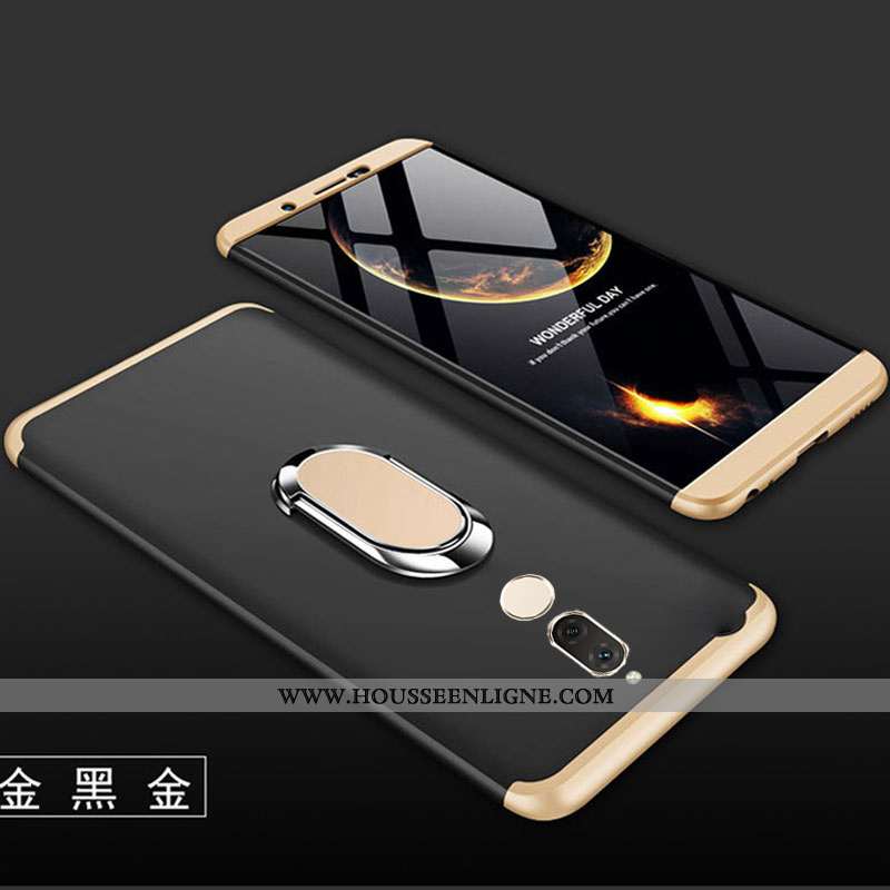 Coque Huawei Mate 10 Lite Créatif Étui Tout Compris Difficile Téléphone Portable Or Doré