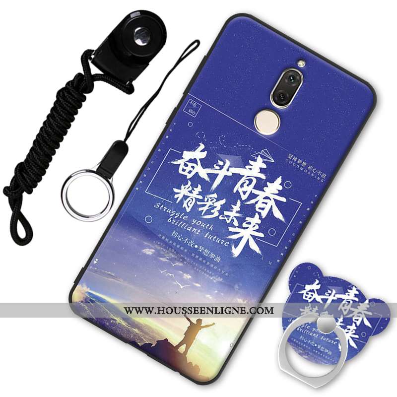 Coque Huawei Mate 10 Lite Protection Délavé En Daim Tout Compris Fluide Doux Incassable Téléphone Po