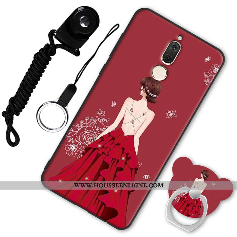 Coque Huawei Mate 10 Lite Protection Délavé En Daim Tout Compris Fluide Doux Incassable Téléphone Po