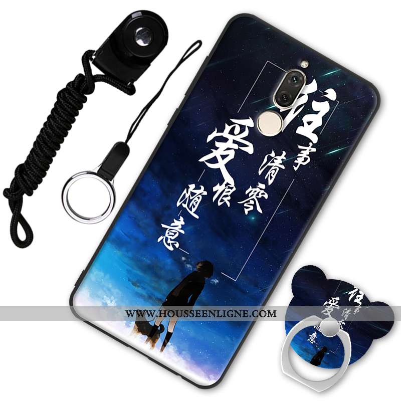 Coque Huawei Mate 10 Lite Protection Délavé En Daim Tout Compris Fluide Doux Incassable Téléphone Po