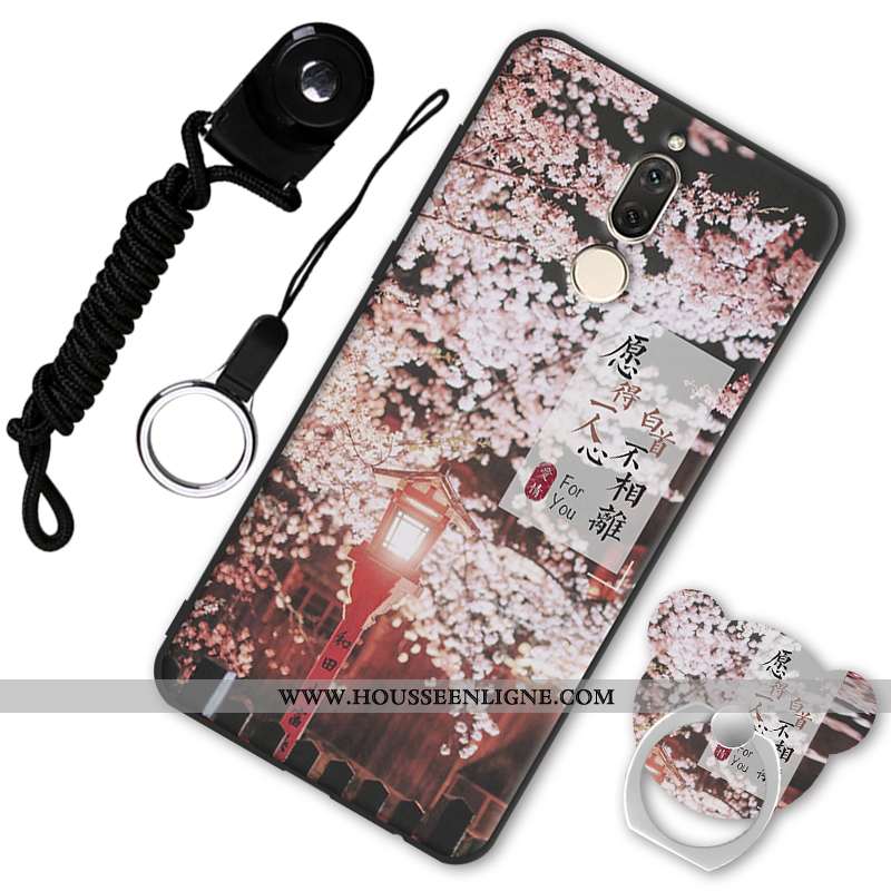 Coque Huawei Mate 10 Lite Protection Délavé En Daim Tout Compris Fluide Doux Incassable Téléphone Po