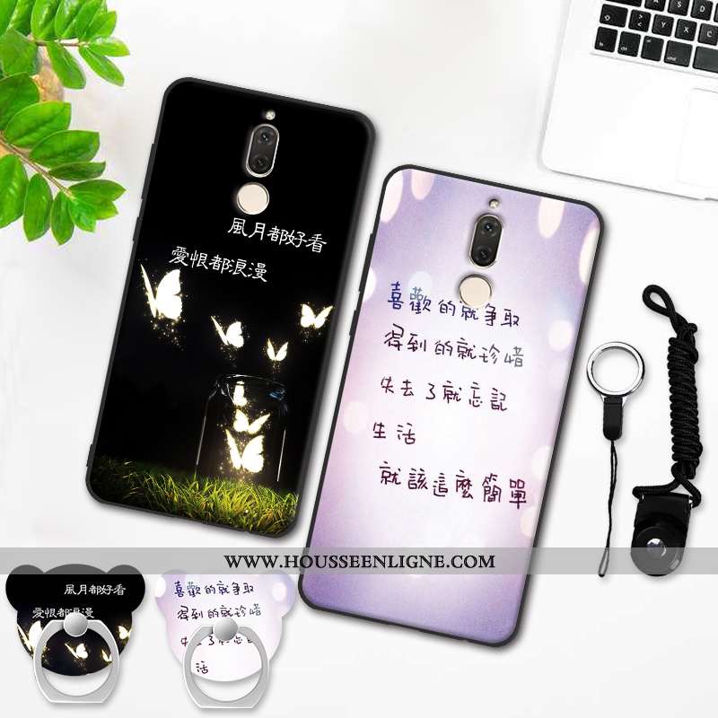 Coque Huawei Mate 10 Lite Protection Délavé En Daim Tout Compris Fluide Doux Incassable Téléphone Po