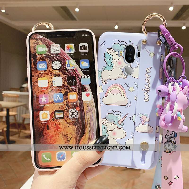 Coque Huawei Mate 10 Personnalité Créatif Fluide Doux Nouveau Cœur Dessin Animé Étui Rose