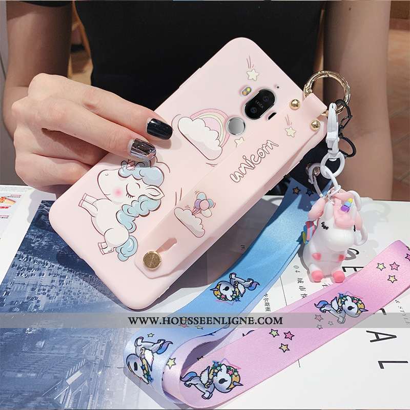 Coque Huawei Mate 10 Personnalité Créatif Fluide Doux Nouveau Cœur Dessin Animé Étui Rose