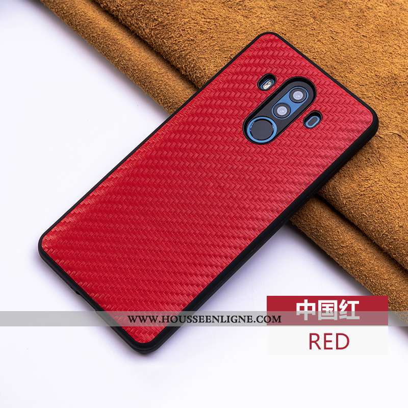 Coque Huawei Mate 10 Pro Cuir Modèle Fleurie Créatif Véritable Téléphone Portable Fibre Personnalité