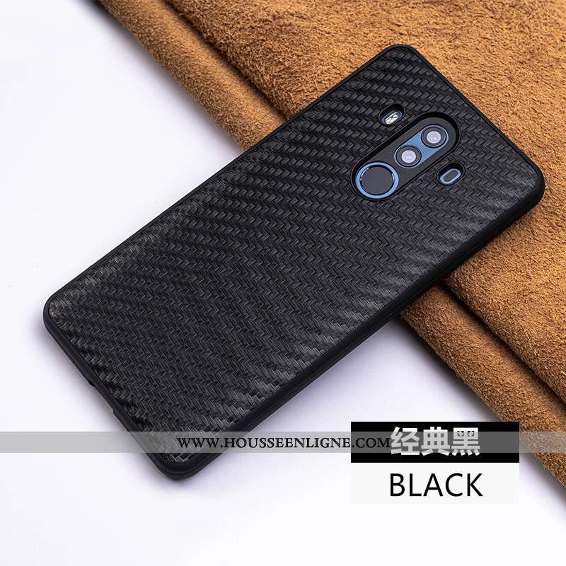 Coque Huawei Mate 10 Pro Cuir Modèle Fleurie Créatif Véritable Téléphone Portable Fibre Personnalité