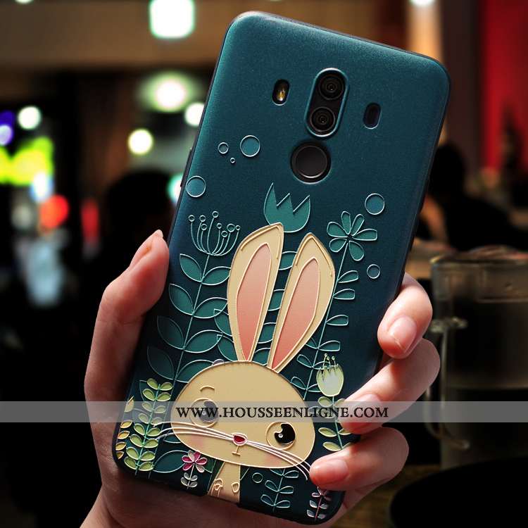 Coque Huawei Mate 10 Pro Dessin Animé Charmant Incassable Silicone Ornements Suspendus Téléphone Por
