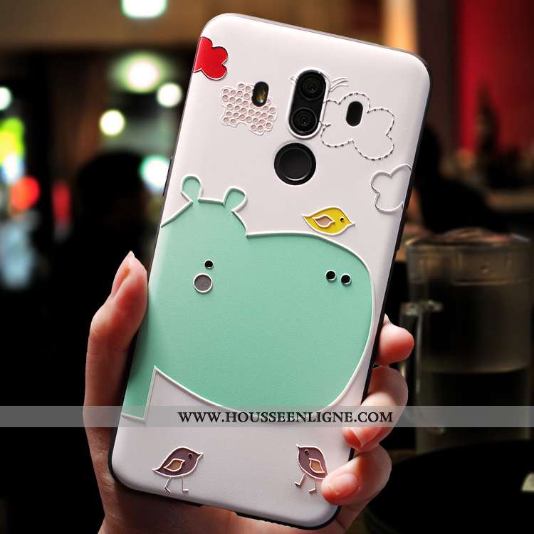 Coque Huawei Mate 10 Pro Dessin Animé Charmant Incassable Silicone Ornements Suspendus Téléphone Por