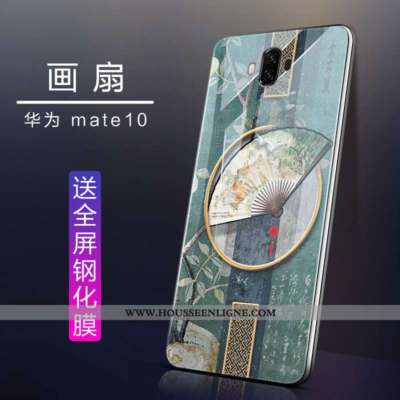 Coque Huawei Mate 10 Tendance Légère Blanc Étui Tout Compris Téléphone Portable Blanche