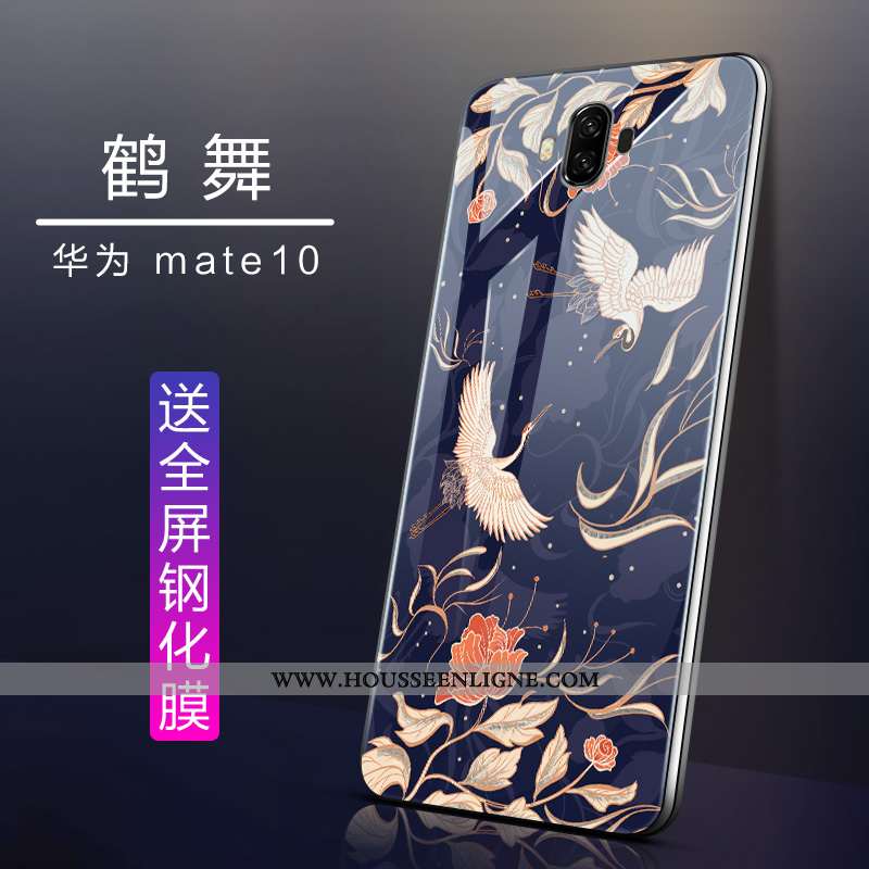 Coque Huawei Mate 10 Tendance Légère Blanc Étui Tout Compris Téléphone Portable Blanche