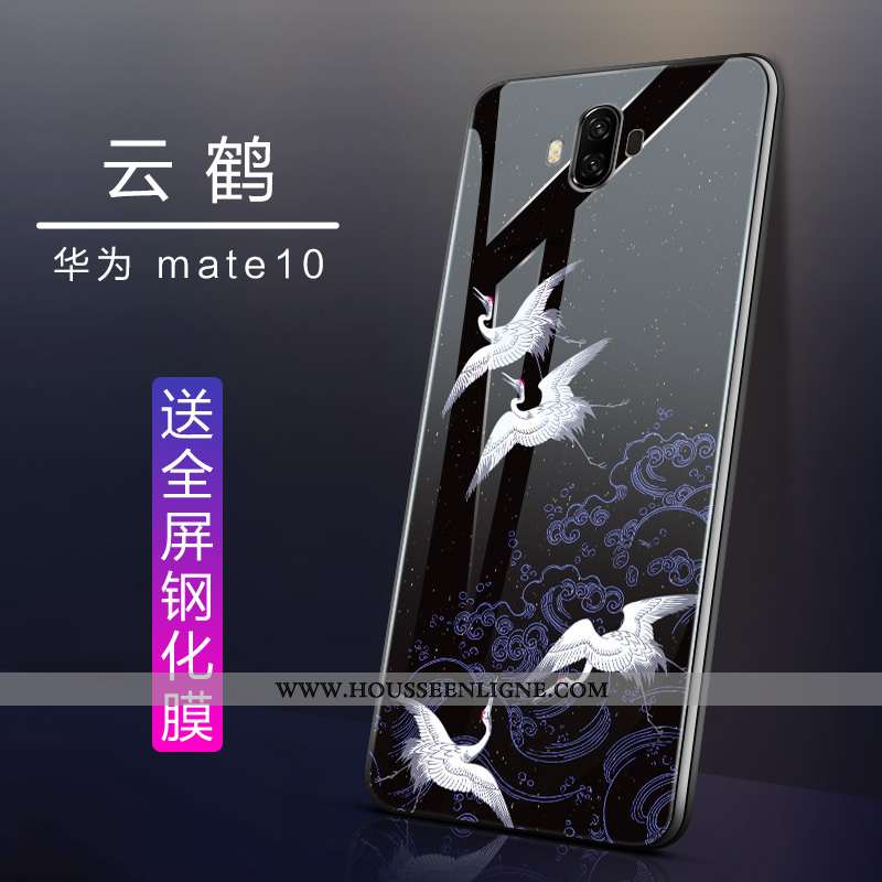 Coque Huawei Mate 10 Tendance Légère Blanc Étui Tout Compris Téléphone Portable Blanche