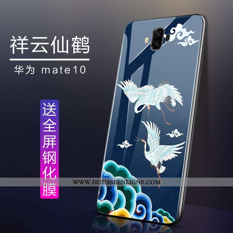 Coque Huawei Mate 10 Tendance Légère Blanc Étui Tout Compris Téléphone Portable Blanche