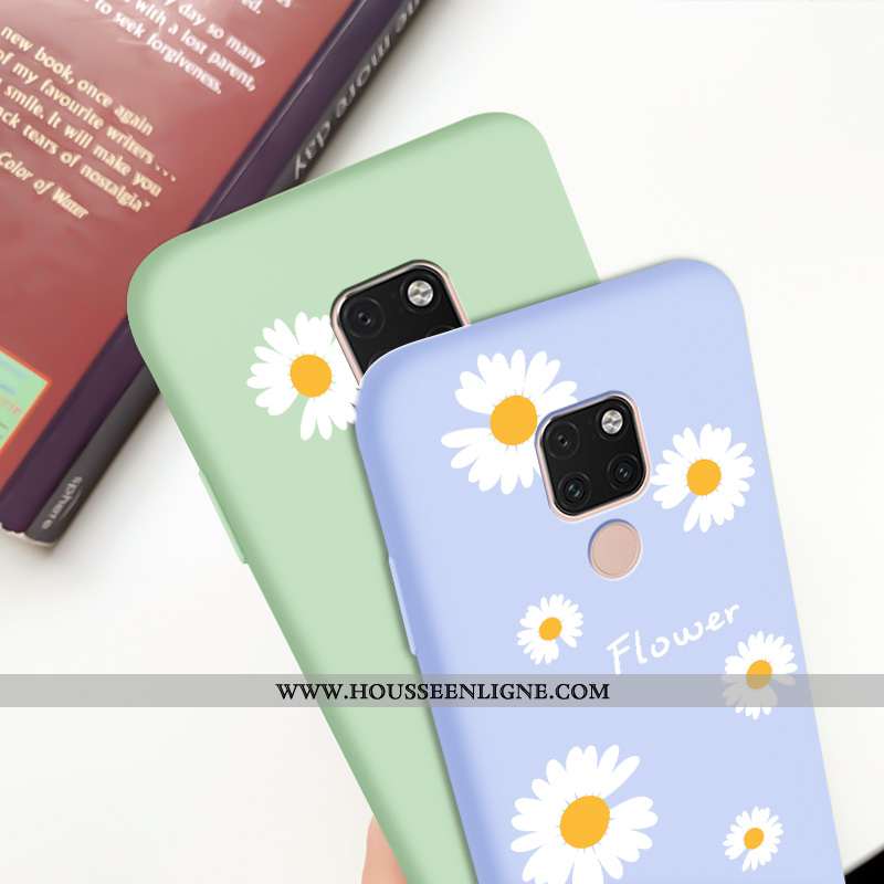 Coque Huawei Mate 20 Fluide Doux Silicone Incassable Tendance Nouveau Téléphone Portable Protection 