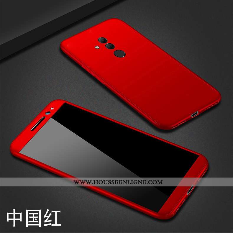 Coque Huawei Mate 20 Lite Délavé En Daim Personnalité Créatif Tout Compris Légère Or Téléphone Porta