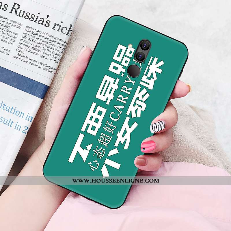 Coque Huawei Mate 20 Lite Silicone Protection Fluide Doux Amoureux Personnalité Jeunesse Téléphone P