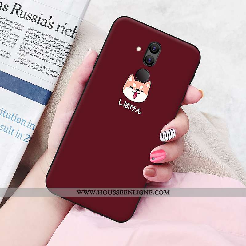 Coque Huawei Mate 20 Lite Silicone Protection Fluide Doux Amoureux Personnalité Jeunesse Téléphone P