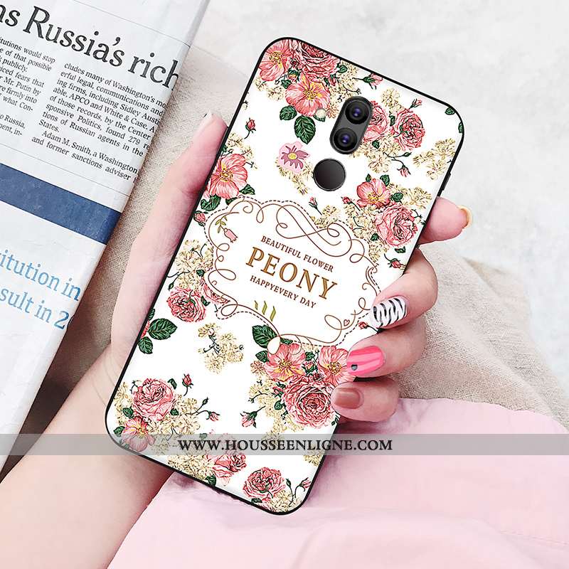 Coque Huawei Mate 20 Lite Silicone Protection Fluide Doux Amoureux Personnalité Jeunesse Téléphone P