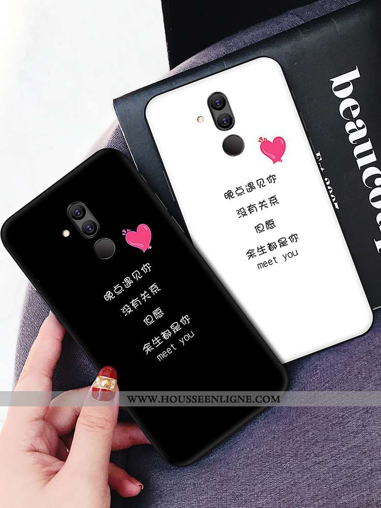 Coque Huawei Mate 20 Lite Silicone Protection Fluide Doux Amoureux Personnalité Jeunesse Téléphone P