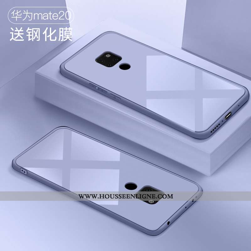 Coque Huawei Mate 20 Légère Silicone Difficile Personnalité Protection Simple Noir