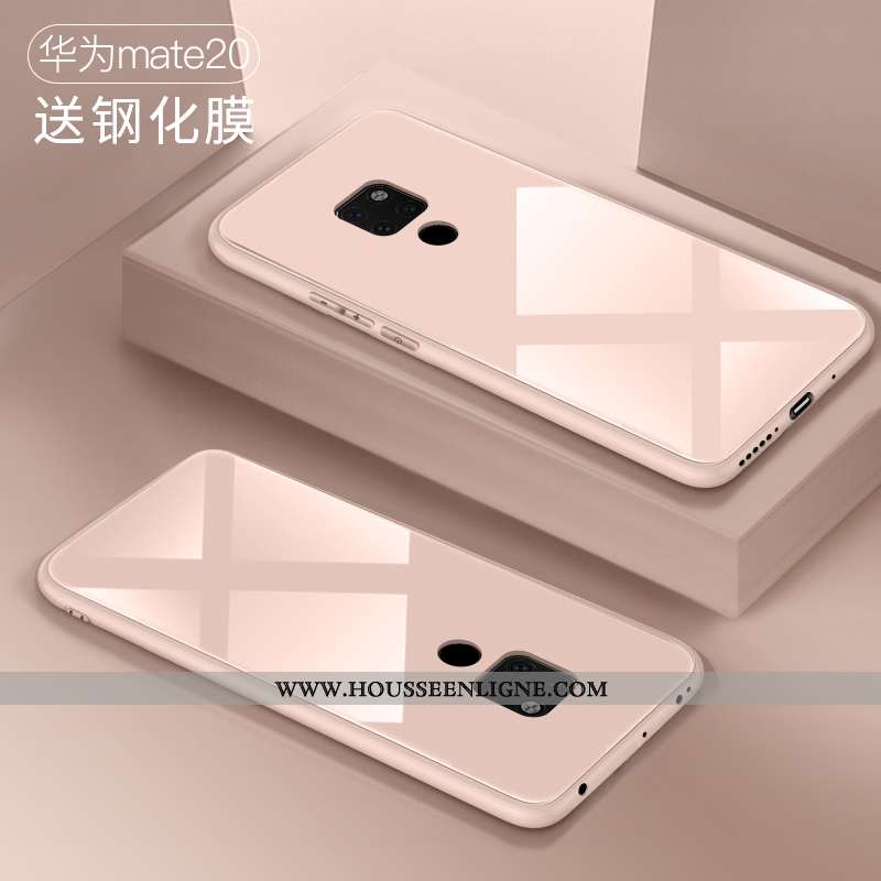 Coque Huawei Mate 20 Légère Silicone Difficile Personnalité Protection Simple Noir