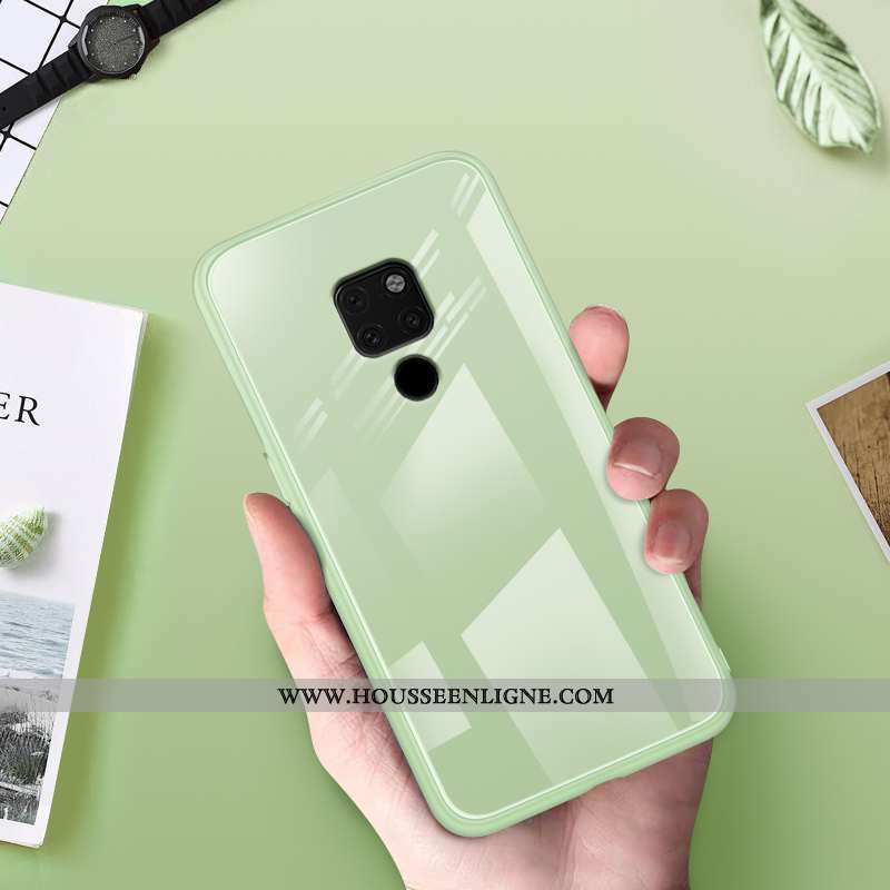 Coque Huawei Mate 20 Légère Silicone Difficile Personnalité Protection Simple Noir