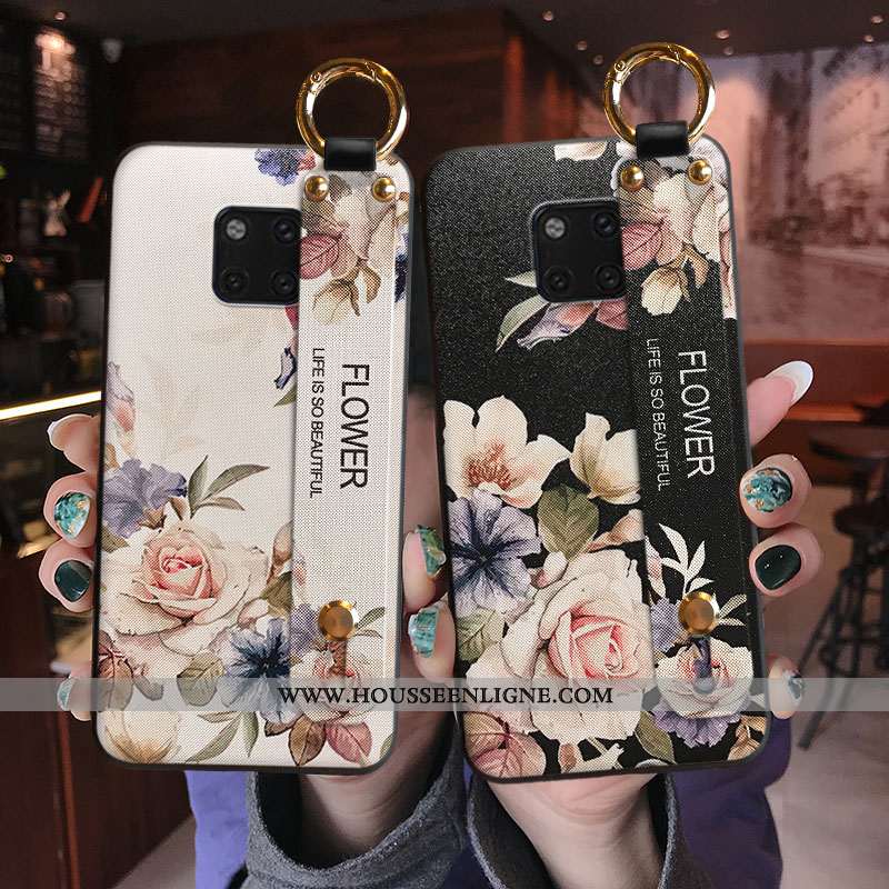 Coque Huawei Mate 20 Pro Créatif Tendance Personnalité Téléphone Portable Étui Frais Net Rouge Noir