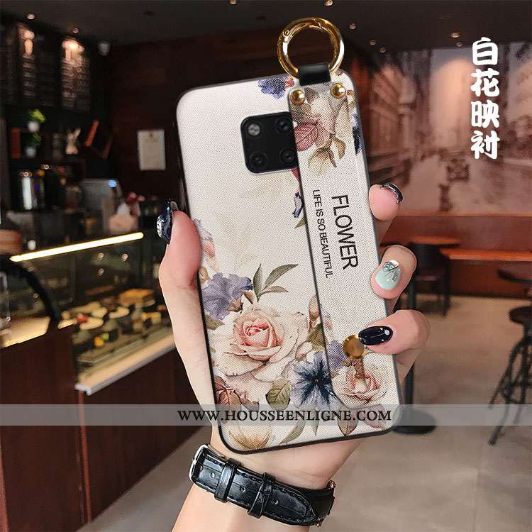 Coque Huawei Mate 20 Pro Créatif Tendance Personnalité Téléphone Portable Étui Frais Net Rouge Noir