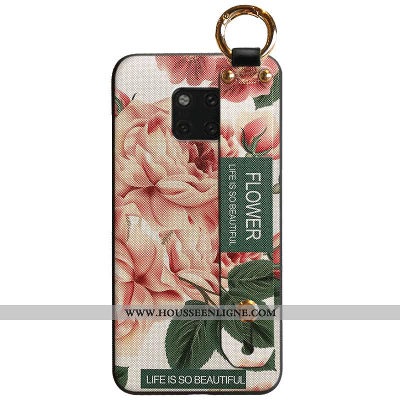 Coque Huawei Mate 20 Pro Créatif Tendance Personnalité Téléphone Portable Étui Frais Net Rouge Noir