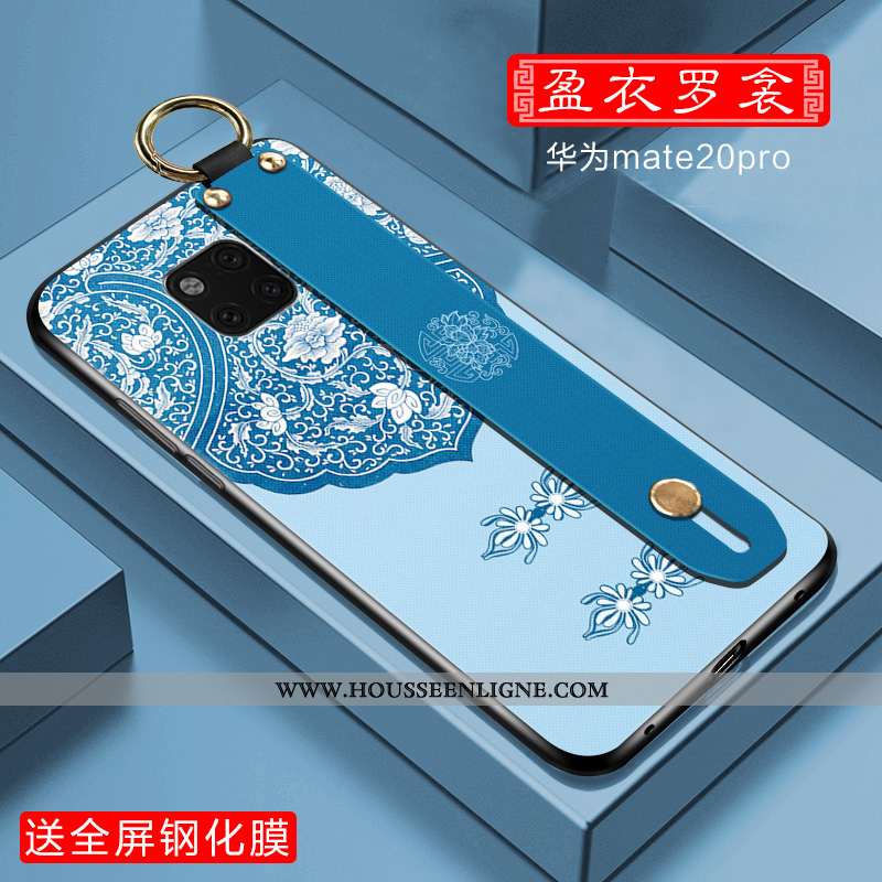Coque Huawei Mate 20 Pro Créatif Ultra Incassable Personnalité Étui Style Chinois Rose