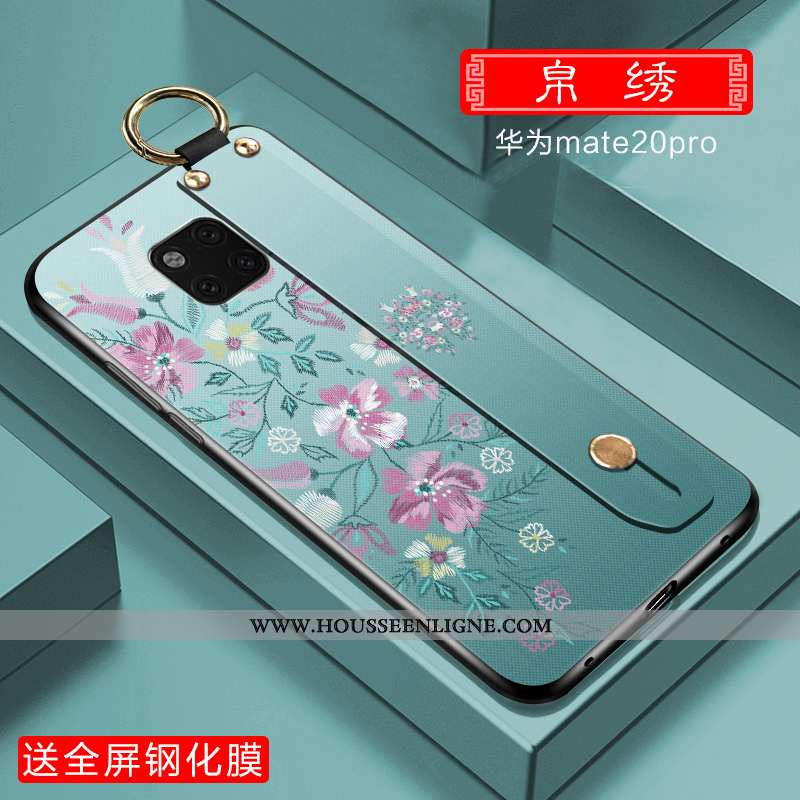 Coque Huawei Mate 20 Pro Créatif Ultra Incassable Personnalité Étui Style Chinois Rose