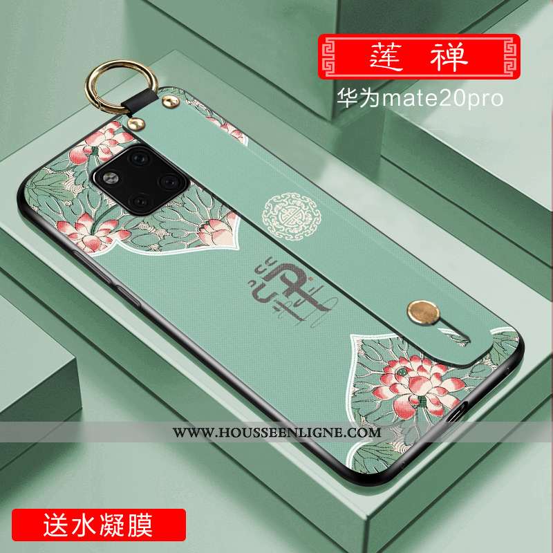 Coque Huawei Mate 20 Pro Créatif Ultra Incassable Personnalité Étui Style Chinois Rose