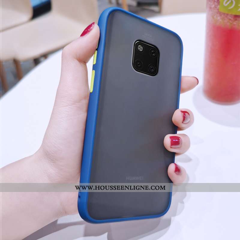 Coque Huawei Mate 20 Pro Légère Fluide Doux Téléphone Portable Délavé En Daim Rouge Ultra