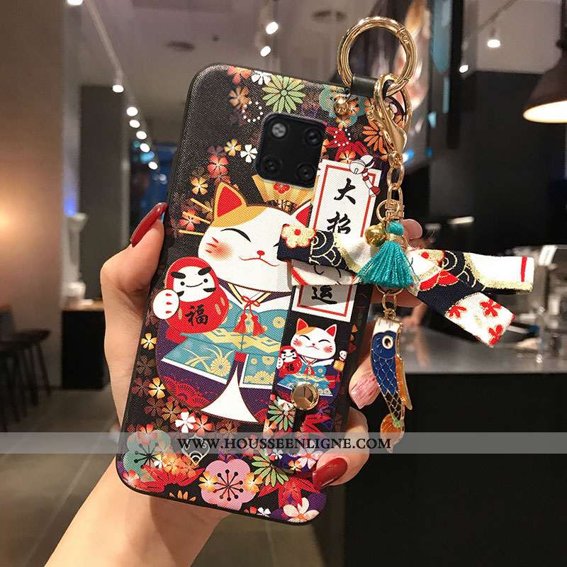 Coque Huawei Mate 20 Pro Personnalité Créatif Rouge Incassable Fluide Doux Richesse Tout Compris