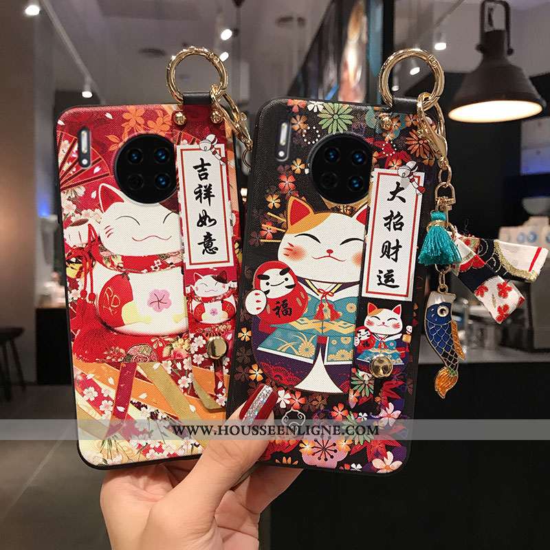 Coque Huawei Mate 20 Pro Personnalité Créatif Rouge Incassable Fluide Doux Richesse Tout Compris