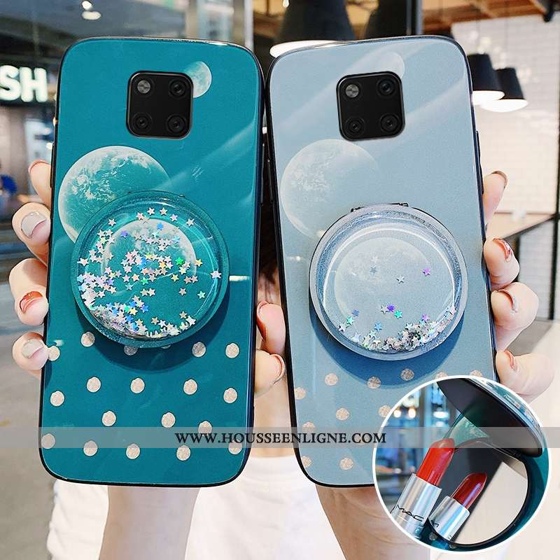 Coque Huawei Mate 20 Pro Protection Tendance Étui Support Incassable Téléphone Portable Blanche