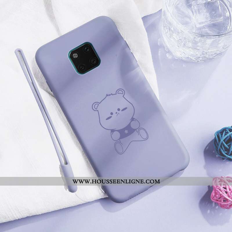 Coque Huawei Mate 20 Pro Silicone Protection Dessin Animé Net Rouge Étui Vent Amoureux
