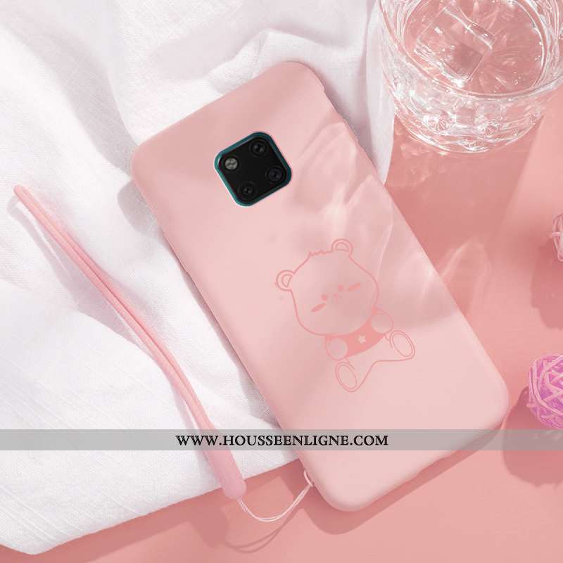 Coque Huawei Mate 20 Pro Silicone Protection Dessin Animé Net Rouge Étui Vent Amoureux